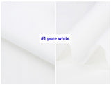 Plain Color Pure Cotton Poplin Fabric 50s Thin Summer Shirt Material Gown